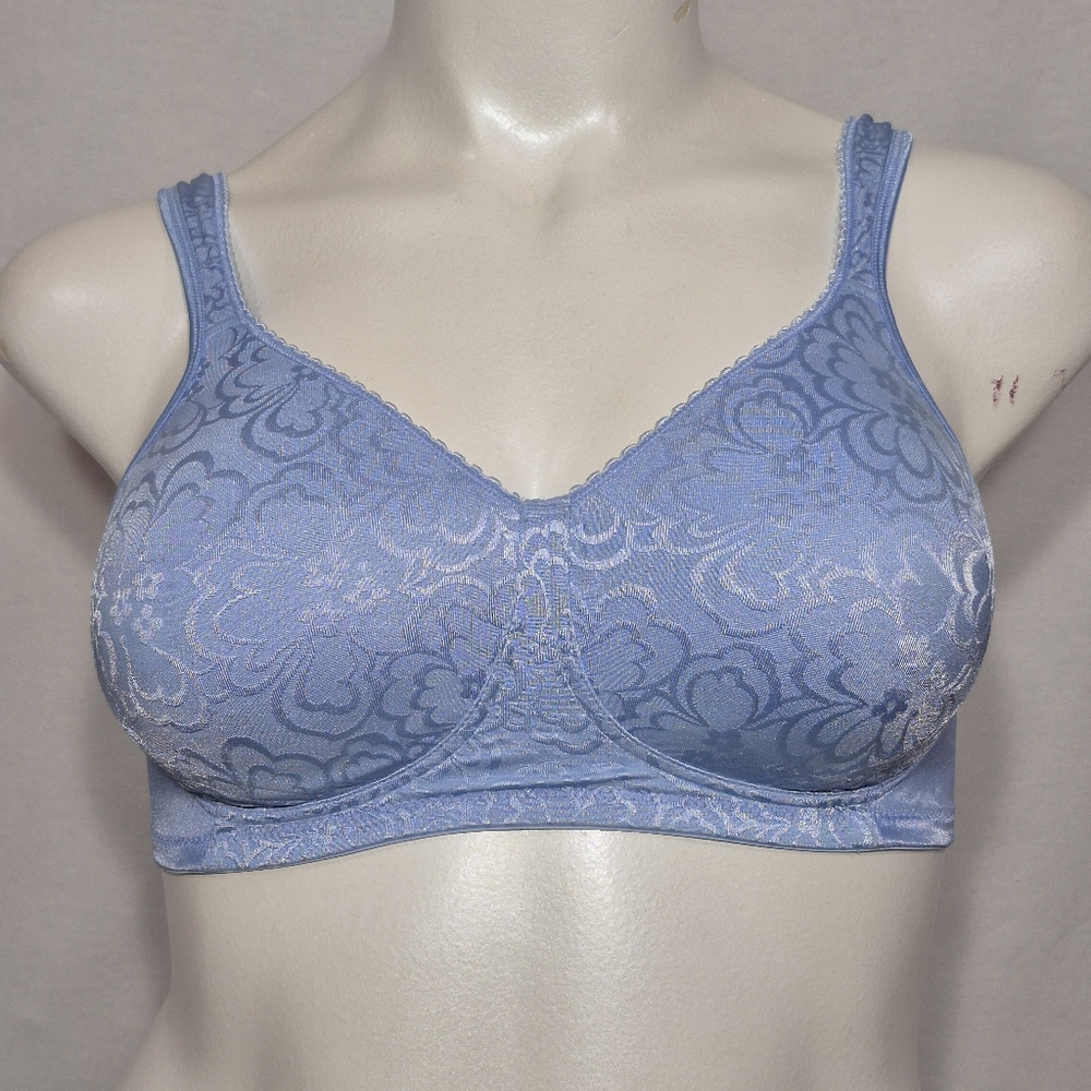36D Playtex 18 Hour Lift & Support Wire Free Bra Blue
